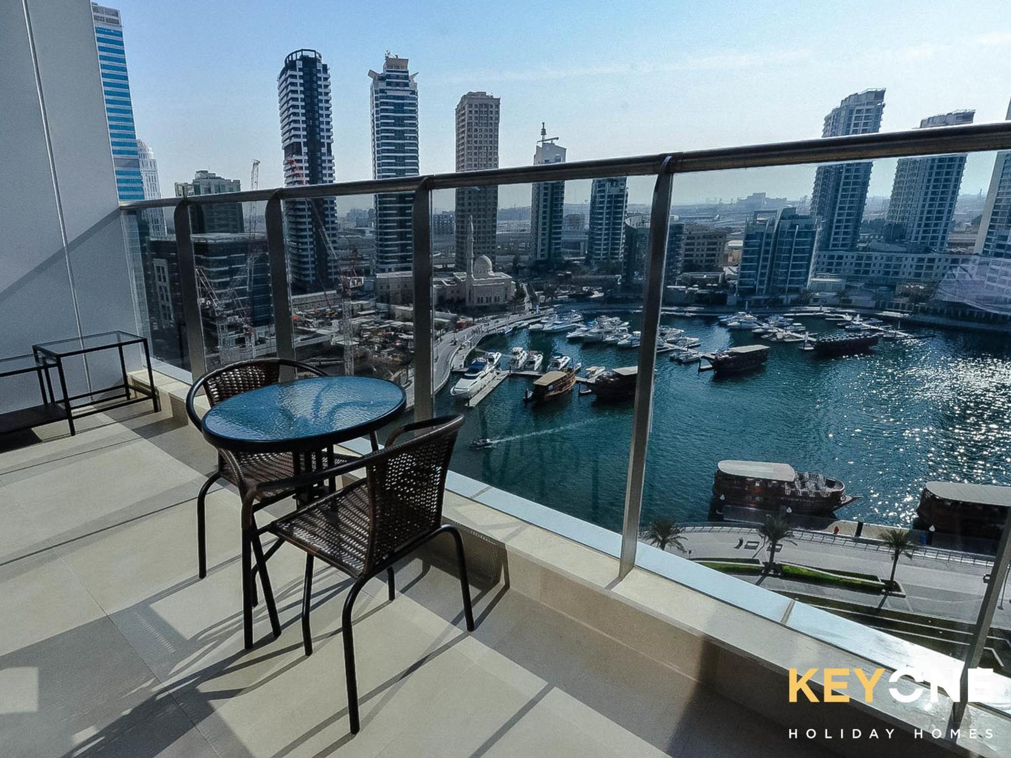Sophisticated One Bedroom With Full Marina View Dubai Buitenkant foto