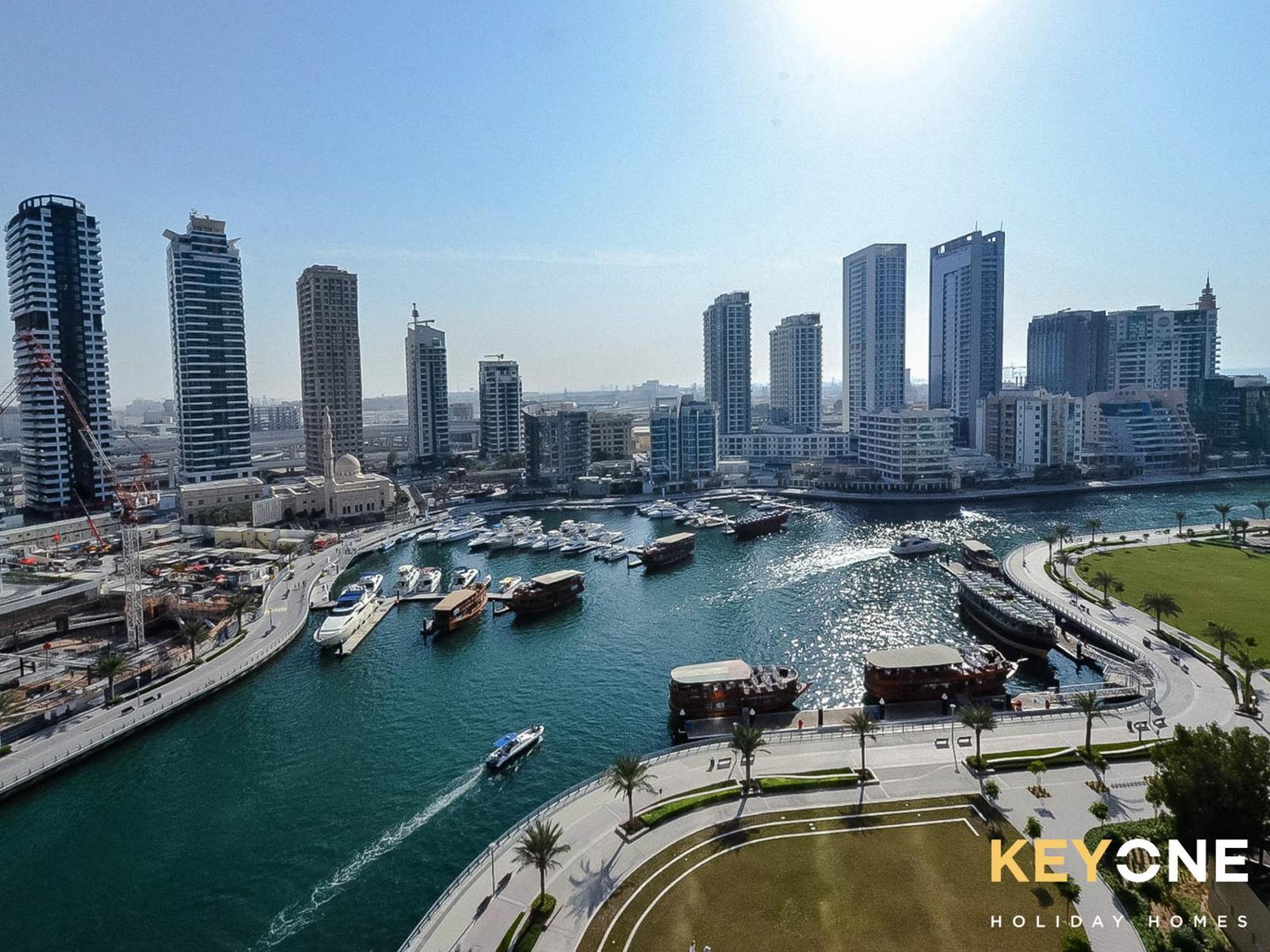 Sophisticated One Bedroom With Full Marina View Dubai Buitenkant foto