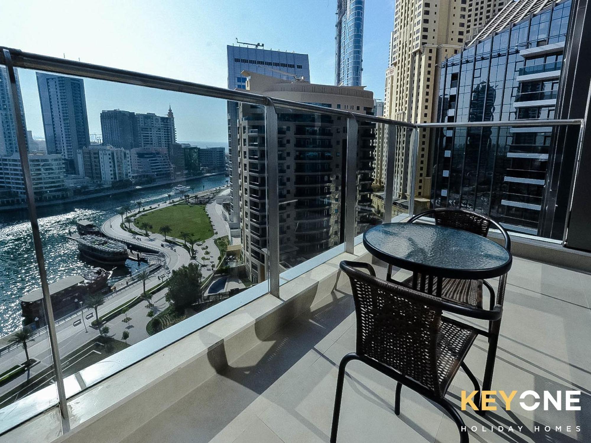 Sophisticated One Bedroom With Full Marina View Dubai Buitenkant foto